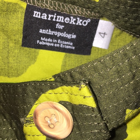 Anthropologie X Marimekko green skirt 💎 - Picture 3 of 7